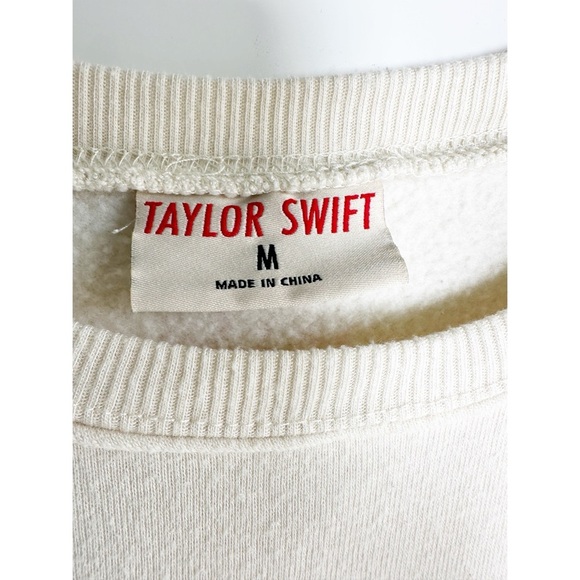 Taylor Swift Sweatshirt Red Album Crew Neck Loving Him Was Red - Picture 3 of 5